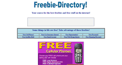 Desktop Screenshot of freebie-directory.com